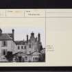 Bargany House, NS20SW 16, Ordnance Survey index card, page number 2, Verso
