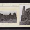 Dunure Castle, NS21NE 8, Ordnance Survey index card, page number 3, Recto
