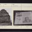 Dunure Castle, NS21NE 8, Ordnance Survey index card, page number 4, Verso