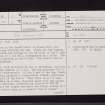 Howmoor, NS21SE 3, Ordnance Survey index card, page number 1, Recto