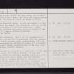 Howmoor, NS21SE 3, Ordnance Survey index card, page number 2, Verso