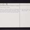 Brockloch, NS21SE 6, Ordnance Survey index card, page number 3, Recto
