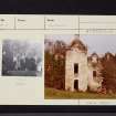 Dalry, Monk Castle, NS24NE 2, Ordnance Survey index card, page number 1, Recto