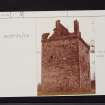 Law Castle, NS24NW 1, Ordnance Survey index card, Recto