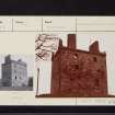 Law Castle, NS24NW 1, Ordnance Survey index card, page number 2, Verso