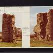 Montfode Castle, NS24SW 1, Ordnance Survey index card, page number 2, Verso