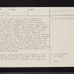 Carwinning Hill, NS25SE 6, Ordnance Survey index card, page number 3, Recto