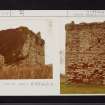 Fairlie Castle, NS25SW 1, Ordnance Survey index card, Recto