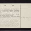 Outerwards, NS26NW 2, Ordnance Survey index card, page number 3, Recto