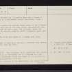 Martin Glen, NS26NW 9, Ordnance Survey index card, page number 3, Recto