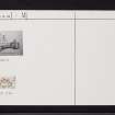 Brisbane House, NS26SW 3, Ordnance Survey index card, Recto