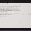 Greenock, Old West Church, NS27NE 1, Ordnance Survey index card, page number 2, Verso