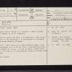 Gryfe, NS27SE 19, Ordnance Survey index card, page number 1, Recto