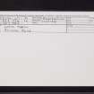 Lurg Moor - Largs, NS27SE 47, Ordnance Survey index card, Recto