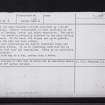 Shandon, NS28NE 3, Ordnance Survey index card, page number 2, Verso