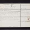 Rosneath, Clachan House, NS28SE 1, Ordnance Survey index card, page number 1, Recto