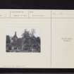 Rosneath, St. Modan's Parish Church, NS28SE 3, Ordnance Survey index card, Verso