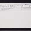 Rhu, Manse Brae, 1-18 Ardenconnel House, NS28SE 23, Ordnance Survey index card, Recto