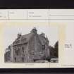 Kilhenzie Castle, NS30NW 10, Ordnance Survey index card, page number 1, Recto