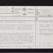 Lindston, NS31NE 6, Ordnance Survey index card, page number 1, Recto
