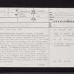 Cambusdoon, NS31NW 5, Ordnance Survey index card, page number 1, Recto