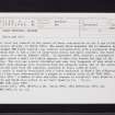 Ayr, Alloway, Cairn Crescent, NS31NW 6, Ordnance Survey index card, Recto