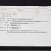 Ayr, Alloway, Cairn Crescent, NS31NW 6, Ordnance Survey index card, Recto