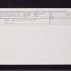 Ayr, Doonfoot Road, Belleisle Hotel, NS31NW 33, Ordnance Survey index card, Recto