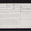 Guiltreehill, NS31SE 12, Ordnance Survey index card, page number 1, Recto
