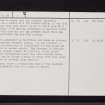 Sauchrie, NS31SW 1, Ordnance Survey index card, page number 2, Verso