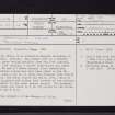 Cassillis House, NS31SW 4, Ordnance Survey index card, page number 1, Recto