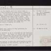 Woodland, NS31SW 6, Ordnance Survey index card, page number 2, Verso