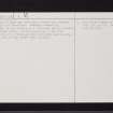 Woodland, NS31SW 6, Ordnance Survey index card, page number 3, Recto