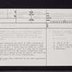 Underwood House, NS32NE 17, Ordnance Survey index card, page number 1, Recto