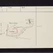 Kingcase, St Ninian's Hospital, NS32SW 2, Ordnance Survey index card, page number 3, Recto