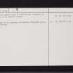 Ayr, Auld Brig, NS32SW 6, Ordnance Survey index card, page number 2, Verso