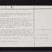 Ayr, Bruce Crescent, St John The Baptist's Church, NS32SW 11, Ordnance Survey index card, page number 2, Verso