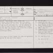 Ayr, Fish Cross, NS32SW 24, Ordnance Survey index card, page number 1, Recto