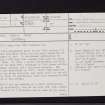 Ayr, Brig Port, NS32SW 34, Ordnance Survey index card, page number 1, Recto