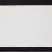 Ayr, High Street, Granary, NS32SW 126, Ordnance Survey index card, Recto