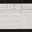 Greenhill Holdings, Knockentiber, NS33NE 6, Ordnance Survey index card, page number 1, Recto