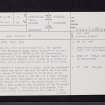 Wardlaw Hill, NS33SE 5, Ordnance Survey index card, page number 1, Recto
