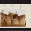 Clonbeith Castle, NS34NW 9, Ordnance Survey index card, page number 4, Verso