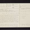 Chapel Hill, NS34SE 4, Ordnance Survey index card, page number 1, Recto