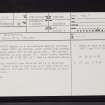 Kennox, NS34SE 9, Ordnance Survey index card, page number 1, Recto