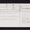 Eglinton Park, NS34SW 28, Ordnance Survey index card, page number 1, Recto