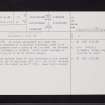 Eglington Park, NS34SW 31, Ordnance Survey index card, page number 1, Recto