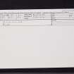 Kilwinning, General, NS34SW 33, Ordnance Survey index card, Recto