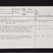 Muirdykes, NS35NE 4, Ordnance Survey index card, page number 1, Recto