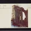 Glengarnock Castle, NS35NW 8, Ordnance Survey index card, Verso